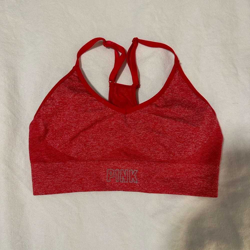 Pink Sports Bra